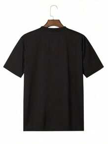 Camiseta gráfica de manga corta para hombre con diseño de caballo del carrusel semental negro 271588 divertida
