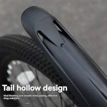 2pcs Durable Bike Fenders With Sleek Hollowed-Out Design - Easy Clean, High Toughness For 20/22/24" Mountain Bikes - Essential Riding Accessories - Multicolor - View 4
