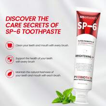 MSDRWIKEY Ceelike Oral Spray Probiotic Toothpaste Set, Freshens Breath And Gives You A More Confident Smile. - Màu đỏ bạc hà + Màu tím bạc hà - Xem 5