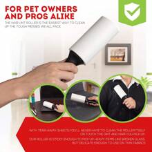 100 ورقة/لفة منن منظف الوبر, منظف فرو الحيوانات الأليفة, خراطيش لفافة إزالة الوبر, لفافة لاصقة قابلة للتمزيق, لفافات إزالة الوبر لفراء الحيوانات الأليفة فائقة اللصق, منظف وبر محمول, لِلأثاث، السجاد، الملابس، إزالة شعر الكلاب والقطط بسهولة - متعدد الألوان - مشاهدة 6