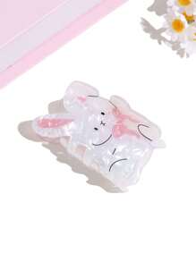 Easter Cute Small White Rabbit & Carrot Decor Hairpins, Cartoon Animal Hair Clips Hair Claws Claw Clips Hair Jaw Clip Hair Clamps Hair Clutch Hair Catcher Clip - Multicolor - View 5