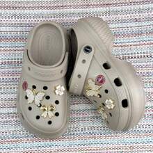 Chinelo babucha de salto alto 100% EVA com aleatoriamente freeware pingente - Macio e Confortável
