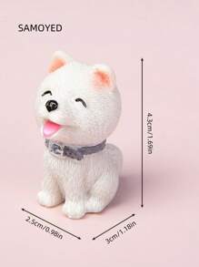 Mini Dog Plush Decorations Set, Realistic Detailed Small Dog Figurine, Cake Decoration Dog Decorations Set