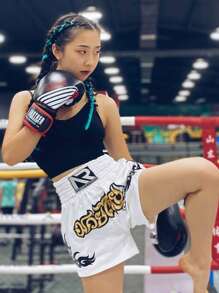 Gants de boxe pour hommes, femmes et jeunes, convenant à la boxe, au kickboxing, aux arts martiaux mixtes, au Muay Thaï, à l'entraînement au sac lourd et à l'entraînement en salle