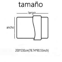 1 Solid Color Soft Comfortable Blanket For All Seasons. - 深灰色 - 查看 10
