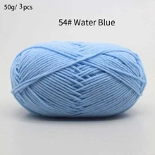 3PCS Handmade Knitted Yarn Blended Yarn DIY Craft Materials
