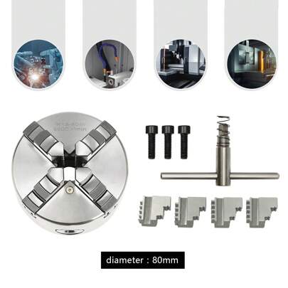 4 Backenfutter Dreibackenfutter Vierbackenfutter Präzisions Drehbank Chuck