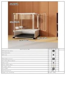 Jaula para aves para uso doméstico, pajarera, para periquito perlado, loro, munia, periquito cabecirrojo, Burung Manyar, jaula de hierro anti-salpicaduras, nido de aves, aviario