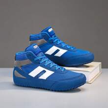 2024 Professional Boxing Shoes New Version, Quality Comfortable Anti-Slip Breathable Ankle Support Textured