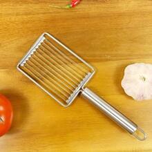 Stainless Steel Tomato Slicer - Manual Vegetable & Fruit Cutter, Egg Slicer, Kitchen Tool For Perfect Slicing And Dicing, Ideal For Salad, Sandwich And Breakfast Preparation, Manual Slicer | Modern Kitchen Gadget | Construction, Vegetable Cutter