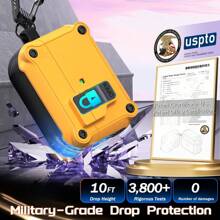 Automatic Pop Up Cover Compatible With Pro 2 Protective Case, Lock Buckle Fit For 4, Soft Silicone Shell Suitable For 3rd Gen, Pro Protective Case, Pro 2nd Gen USB-C Case, 1/2 Gen - Multicolor - View 3