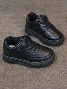 1 Pair Infant/Toddler Outdoor Versatile, New Style, Soft-Sole, All Season, Suitable For Sports, Play, And Daily School Wear, Fashionable Casual Thick-Sole Sneakers