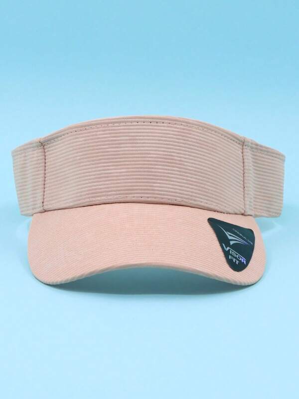 Gorra de visera con diseño en relieve, protección solar, casual, ideal para salidas de verano o en la playaEstampado en TexturaCasualPoliéster