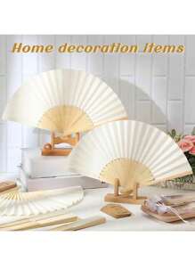 Bộ quà tặng quạt giấy gấp 60/15/6/3 chiếc cho đám cưới, quạt gấp cầm tay kèm thiệp cảm ơn, thẻ và túi vải organza, quà tặng đám cưới, đồ trang trí giữa bàn tiệc cưới, đạo cụ chụp ảnh tiệc cưới, quà cưới, thích hợp cho lễ kỷ niệm đám cưới, tiệc sinh nhật, tiệc chia tay cuộc sống độc thân, trang trí nhà cửa, đồ trang trí tiệc chia tay cuộc sống độc thân - Nhiều màu - Xem 5