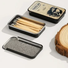 2pcs复古铁火柴盒，老式火柴盒，普通香烟盒