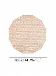 1 szt./2 szt./4 szt. Sześciopłatkowa podkładka izolacyjna w kształcie kwiatu, minimalistyczny i naturalny styl, odpowiednia na kemping, imprezę, dekorację stołu świątecznego