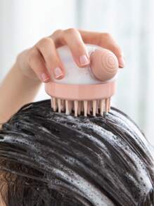 Multi-Functional Shower Brush - Press-To-Dispense Body & Pet Massager With Japanese Foam Tech, Ergonomic Bathing Tool For Hair & Skin Care