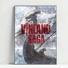1 pièce Affiches murales sans cadre Vinland Saga Anime Manga, impressions et affiches premium, décoration vintage de salle, bar, café, décoration murale de la maison, impression artistique murale avec cadre en option