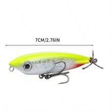 New Model Tungsten Pencil Shape Floating Fishing Lure, Lead-Free Tungsten Jig Head, Long-Range Hard Bait, S-Shaped - Multicolor - View 9