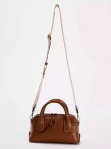 女士独特保龄球形状包，2025 新款时尚百搭高端优雅斜挎包和单肩包