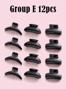 12/20/30pcs Small Cute And Fashionable Hair Clip, Suitable For Daily Use Hair Claws Claw Clips Hair Clips Hair Jaw Clip Hair Clamps Hair Clutch Hair Catcher Clip, School Stuff, College Fall Winter Hair Accessories For Women For Vacation Outfits Woman