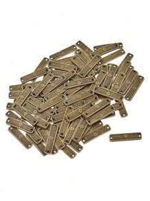 10Pcs Metal Vintage Label DIY Bag Clothes Hat Sewing Label Clothing Accessories Retro Silvery Bronze Alloy Label Bag DIY Accessories Hand Made Letter Labels Buttons Alloy Pendant Tags Button For DIY Jewellery Making Sewing Clothing Decoration,Metal Buttons Label Charm Pendant DIY Craft Handmade Making Accessories Craft Decorations Handmade Clothing Accessories Decor DIY Handmade Clothes Labels,DIY Jewelry Accessories Pendant - Multicolor - View 5