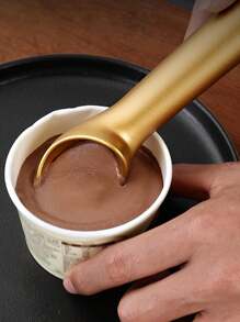 1 pieza Cuchara para helado de aleación de aluminio que se funde sola