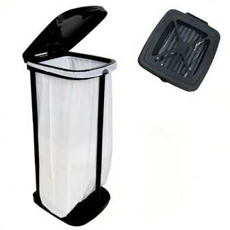 13 Gallon Opvouwbare Afvalbakhouder, Draagbare Binnen/Buiten Afvalbakrek Geschikt Voor Auto's, Campers, Keuken, Kamperen, Picknicks, Feesten - Ideaal Cadeau Voor Alle Gelegenheden