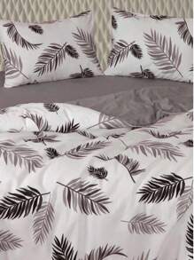 Set piumino ZNP morbido e confortevole - motivo floreale - ZNP casa Comfy | Aderente | Aerodinamico | Set piumino matrimoniale 2-3 pezzi | 160x220 1 pezzo e federa 50x70 - Set piumino 200*220 con 2 federe | SENZA LENZUOLA