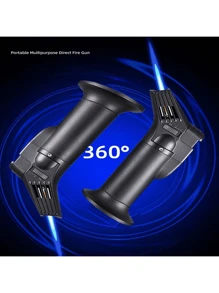 Blow Torch Lighter Refillable Butane Gas Micro Welding Soldering Brazing Tools - Black - View 3