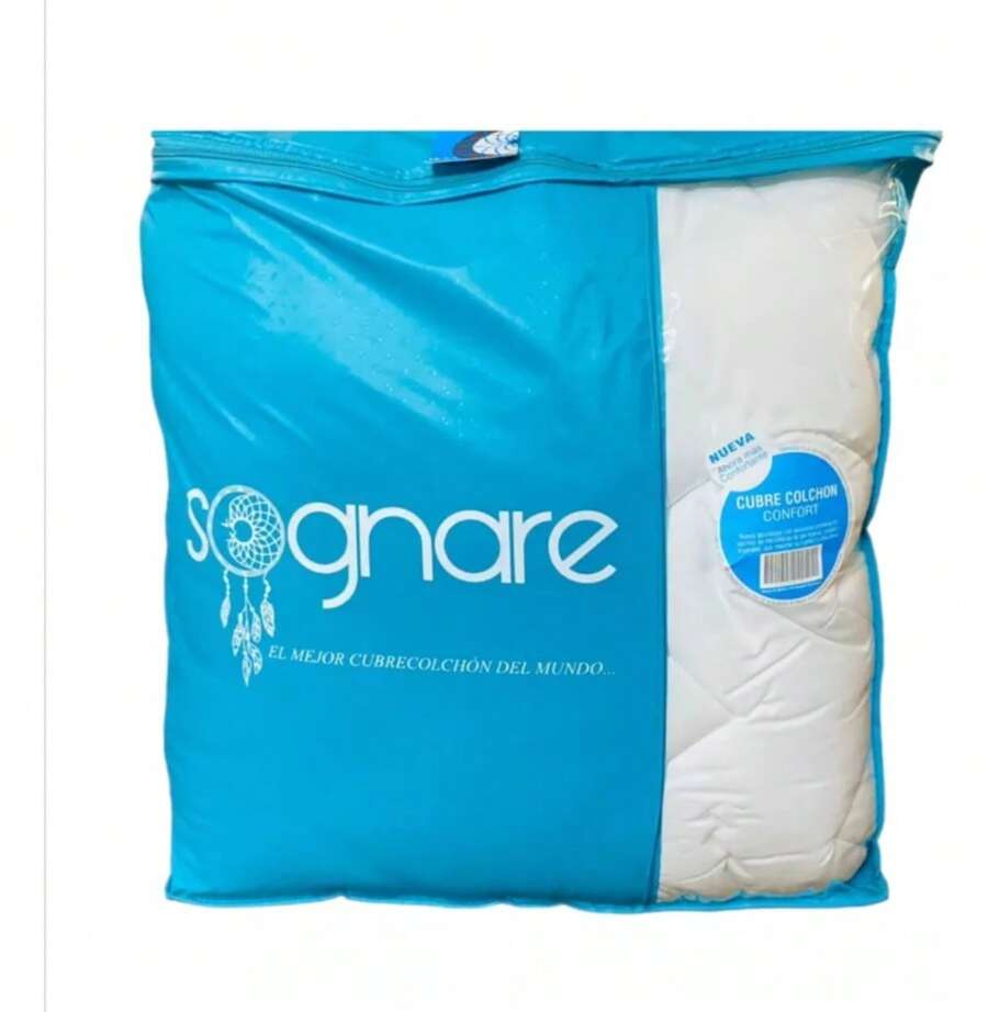 Soñare Cubre Colchon Individual Ultra Confort - Blanco - Ver 1