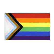 3x5 Ft High Quality LGBT Transgender Pride Flag - Durable Fabric. Suitable For Outdoor/Indoor Decor, Pride Yard Display Banner - 6-color Flag - View 2