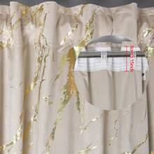 Elegant Dutch Velvet Light Filtering Curtains, 1 Piece, 140x250cm, 8cm Tieback Design, UV Blocking, Light Control, Soundproof And Insulating, Modern Luxury Style