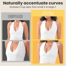 Boost Inserts 双面粘合垫 粘性比基尼衬垫 适用于运动胸罩泳衣