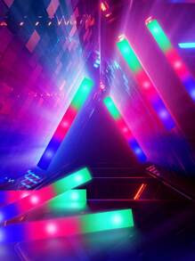 FEINYTAA Glow Sticks Bulk, 101 Pack LED Light Up Foam Sticks 3 Modes Color Flashing,Glow Party Supplies For Wedding Birthday, Raves, Concert, Camping, New Year, Carnival, Halloween Christmas