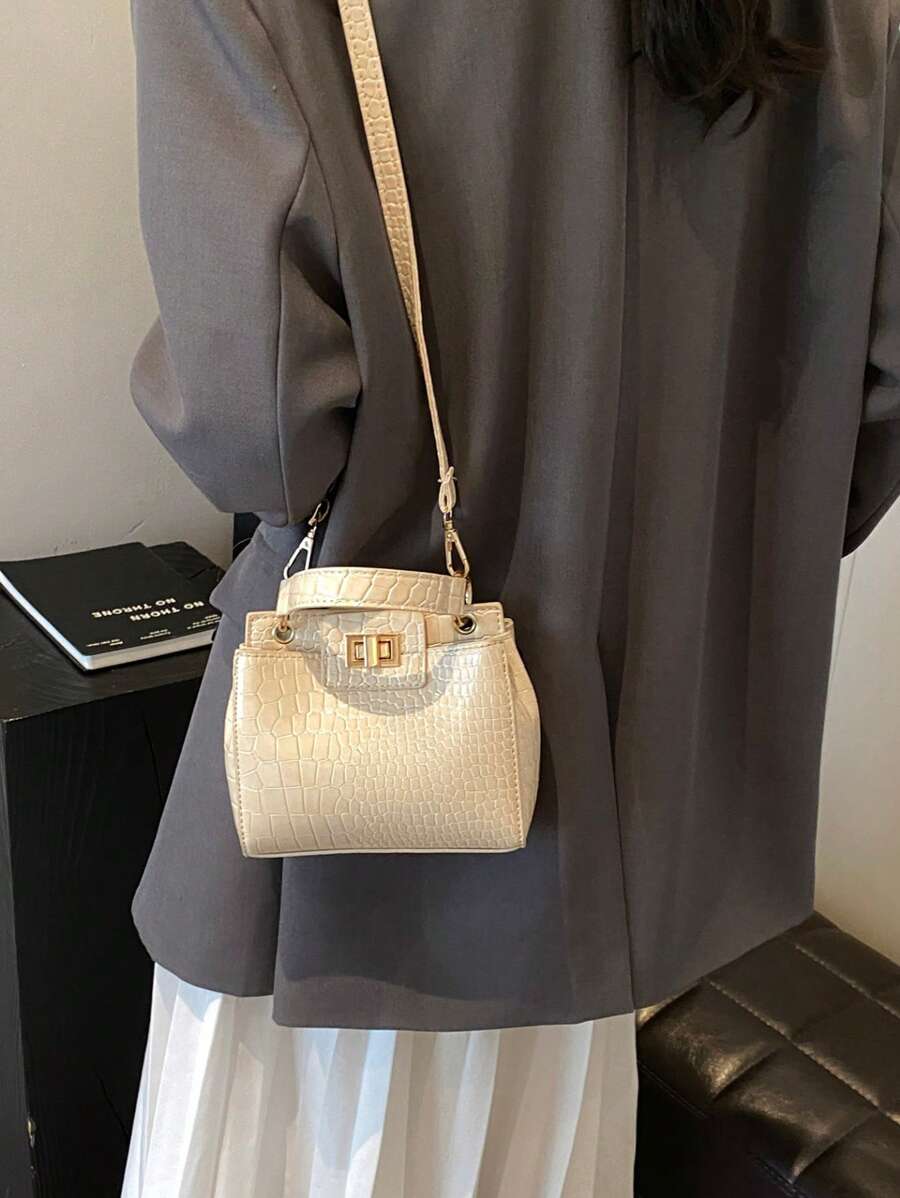 Modische Pendlertasche, leicht luxuriöse Damentasche, exquisite Umhängetasche, hochwertig und vielseitig für den Arbeitsalltag