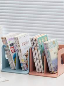 1 szt. Lihe 951 Little Bear Desktop Book Standing Multi-Functional Storage ShelfProsta i słodka półka do przechowywaniaDesktop Portable Shelf