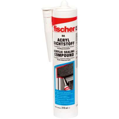 Sellador acrilico negro 300 ml Fischer 536773