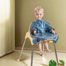 一件式婴儿用餐罩衣（带防水围兜） - 彩色 - 查看 7