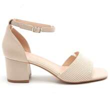 Summer Fashion Versatile Minimalist High Heel Sandals - Beige - View 2