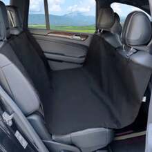 1pc Pet Rear Car Seat Cover, Waterproof & Dirt Proof Auto Back Seat Protector Mat For Cats & Dogs - Black - View 4