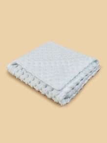 1 件双层绒球羊毛婴儿襁褓毯，柔软舒适，春夏轻便 - 彩色 - 查看 13