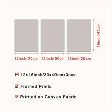 3pcs Framed Creative Canvas Poster, Inspirational Quotes Painting, Canvas Wall Art, Artwork Wall Painting For Gift, Bedroom Decor, Office Decor, Living Room Decor, Cafe, Bar, Wall Decor, Home And Dormitory Decoration, Wall Art With Frame - Multicolor - View 6