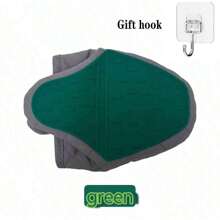 قفاز خبز متعدد الوظائف من السيليكون مع وسادة عازلة للحرارة - قفاز مطبخ مضاد للحرق مناسب للأطباق والصواني والأطباق - إكسسوار ضروري للمنزل