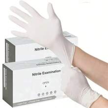 20/50/100pcs White Vinyl Disposable Gloves - Multipurpose Gloves For Home Cleaning, Food Preparation, And More - Ideal For Food Processing, Food Services(No Box) - Multicolor - View 11