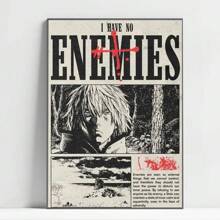 1 pièce Affiches murales sans cadre Vinland Saga Anime Manga, impressions et affiches premium, décoration vintage de salle, bar, café, décoration murale de la maison, impression artistique murale avec cadre en option