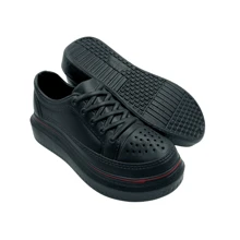 Tenis de Plataforma Color Negro para Dama - Negro - Ver 7