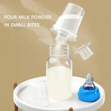 6pcs/Set 80ml Portable Baby Milk Powder Containers, Newborn Infant Milk Powder Storage Box For Outdoor Use - White - View 4