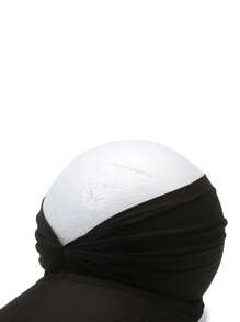 Sombrero de sol plegable de poliéster de ala extra ancha para mujer, con protección UV, sombrero de playa elegante con correa para la barbilla ajustable y a prueba de viento, sombrero de sol de verano empaquetable, liviano y transpirable