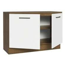 MADESA Baker's Racks - Brown and White - View 4